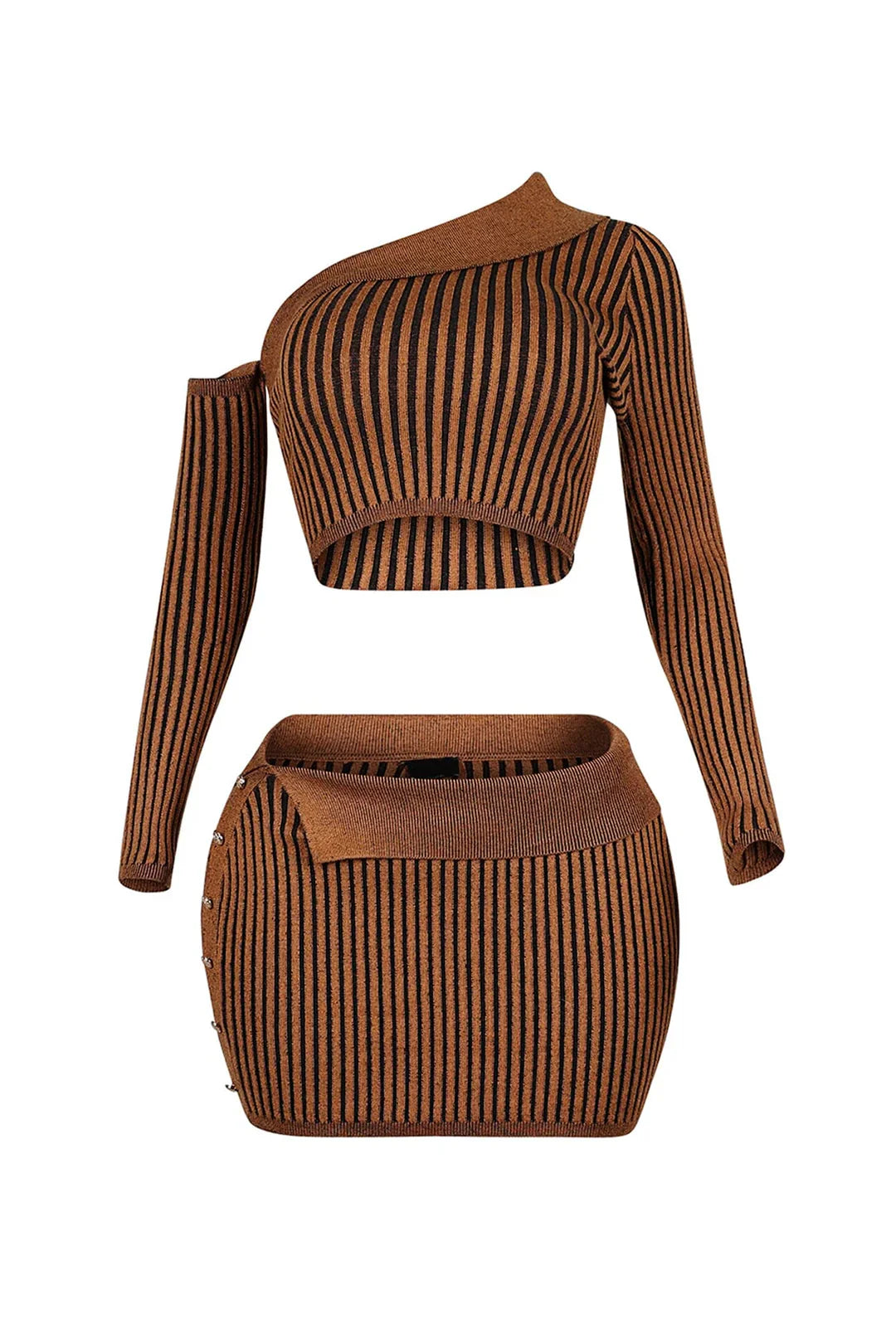 Romanticizing Fall Knit Top & Skirt SET