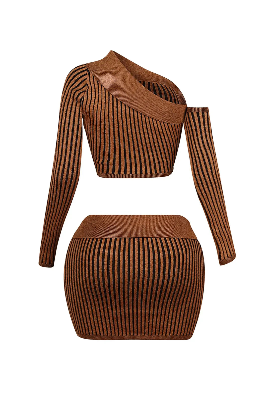 Romanticizing Fall Knit Top & Skirt SET