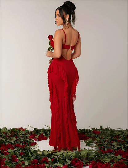 GLOVETTA™ Women's Elegant Romantic Date Dress
