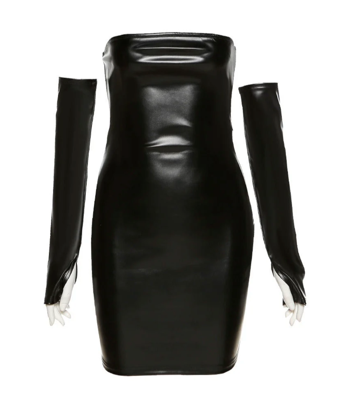 Jennifer Y2K Leather Dress
