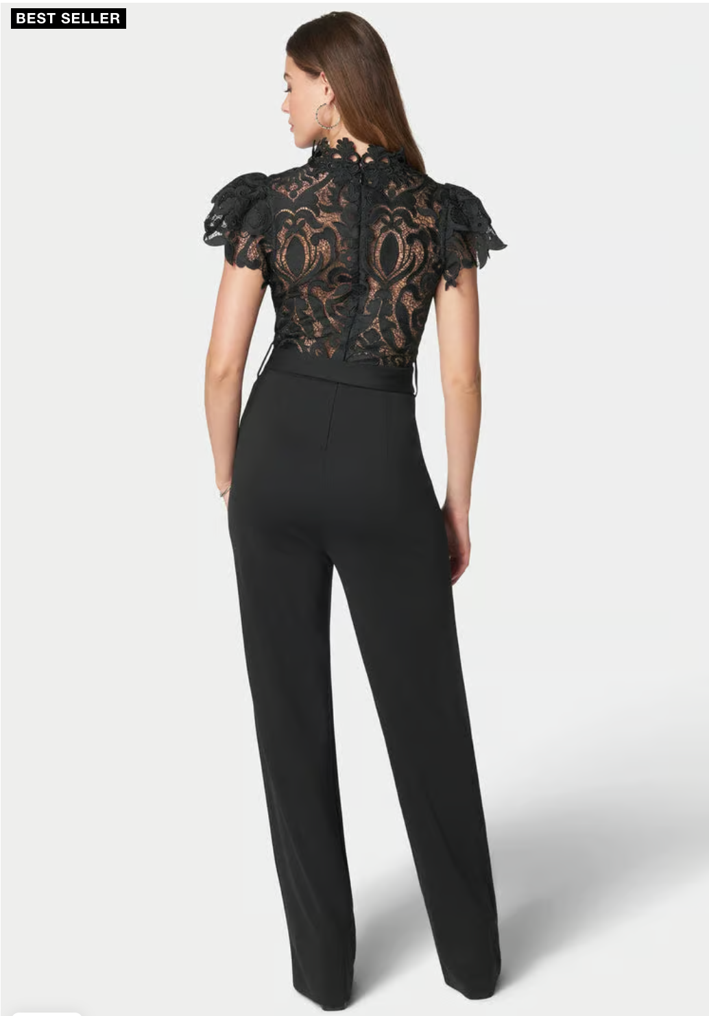 Lace High Neck Jumpsuit