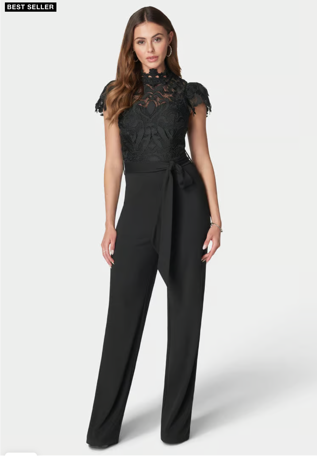 Lace High Neck Jumpsuit