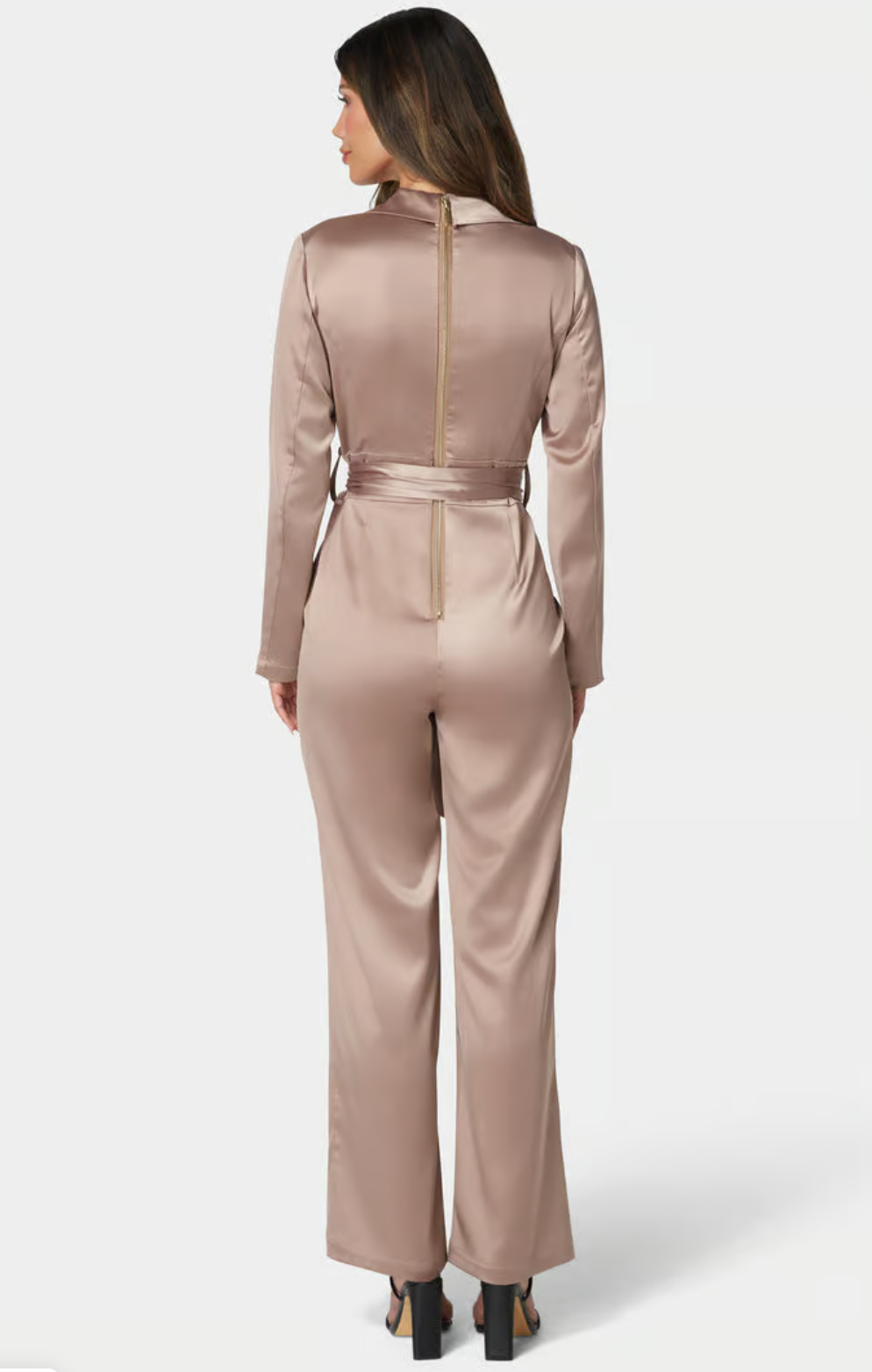 Satin Blazer Jumpsuit