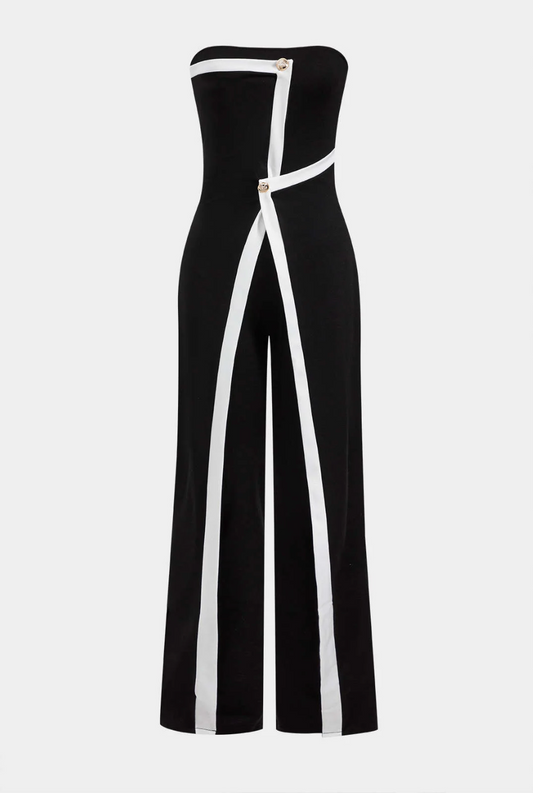 Wrap High Waist Sleeveless Jumpsuit