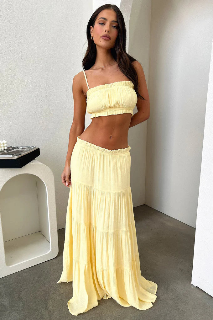 Selina Maxi Skirt - Royal Blue